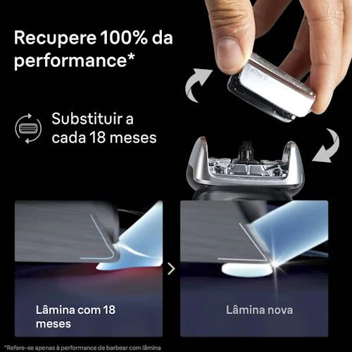 Cabeça Recarga para Máquina de Barbear Braun Series 8 83M - Image 3