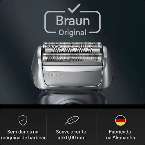 Cabeça Recarga para Máquina de Barbear Braun Series 8 83M - Image 4