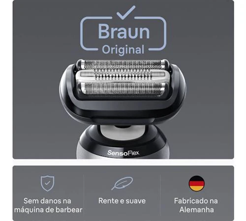 Cabeça Recarga para Máquinas de Barbear Braun Series 6 64B - Image 4