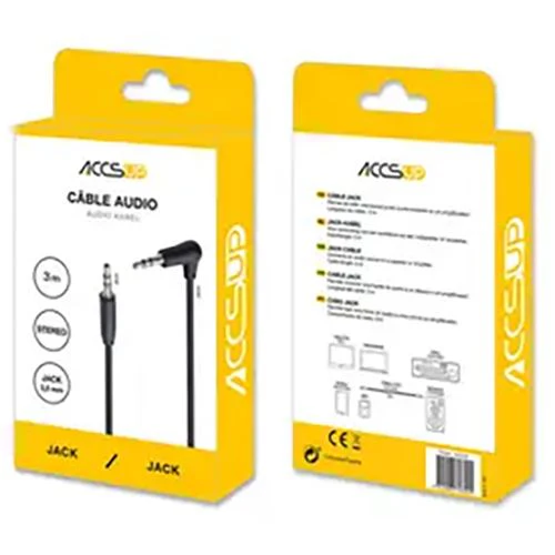 Cabo Áudio Jack 3.5mm Accsup 3m- Preto - Image 2