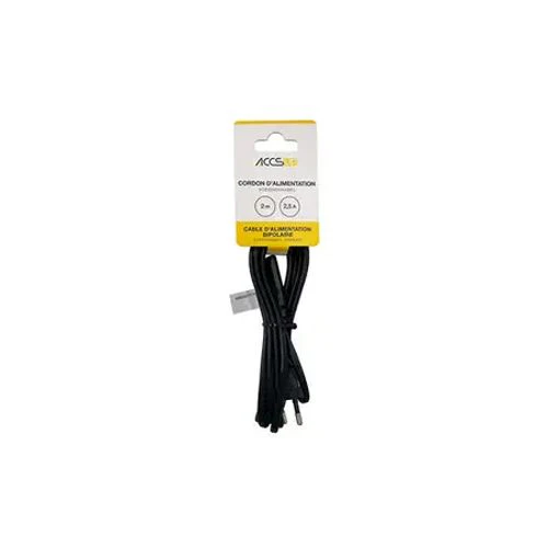 Cabo de Alimentação Accsup 2.5A - 2m- Preto - Image 2