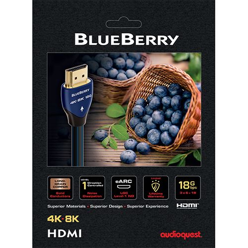 Cabo HDMI Audioquest Bluberry 8K - 3m - Image 3