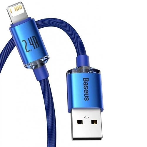 Cabo Lightning Baseus Crystal Shine - 1.2m - Azul - Image 2