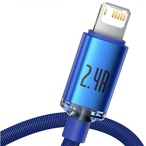 Cabo Lightning Baseus Crystal Shine - 1.2m - Azul - Image 3