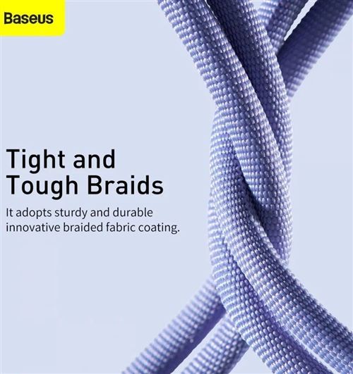 Cabo Lightning Baseus Crystal Shine - 1.2m - Roxo - Image 4