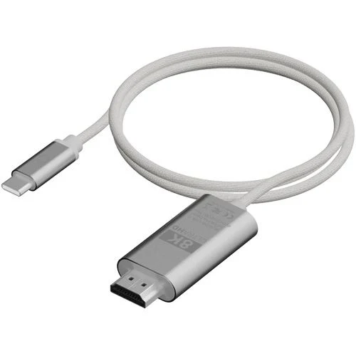 Cabo LinQ ProCable ProCable USB-C para HDMI 2m  8K/60Hz 2m - Prateado - Image 2