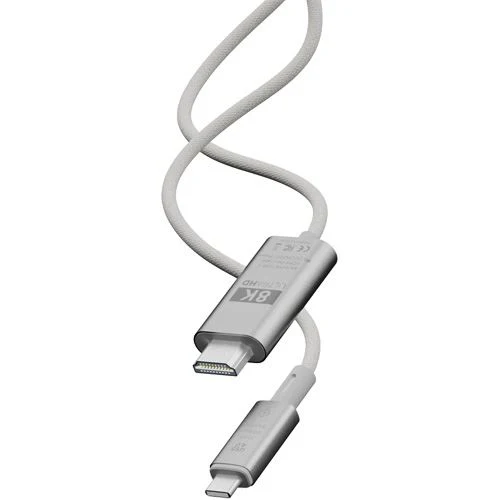 Cabo LinQ ProCable ProCable USB-C para HDMI 2m  8K/60Hz 2m - Prateado - Image 3