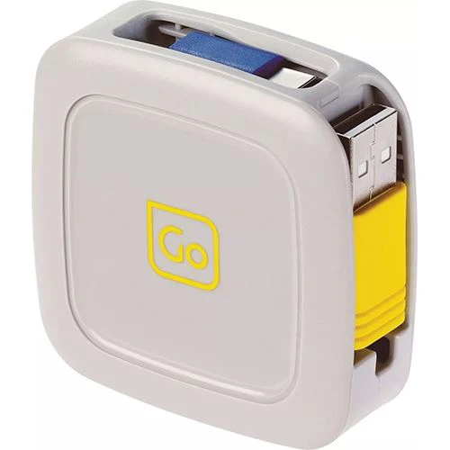 Cabo Retráctil GoTravel 3 em 1 - Branco - Image 2