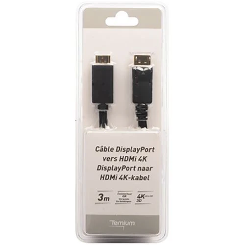 Cabo Temium Display Macho para HDMI Macho 3M - Image 2