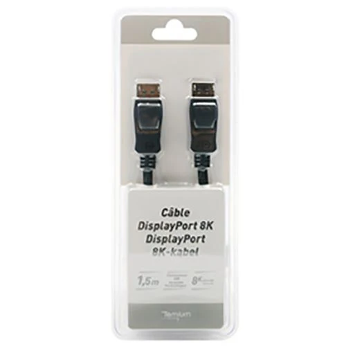Cabo Temium Displayport / Displayport 1.4 8K 1.5m - Preto - Image 2
