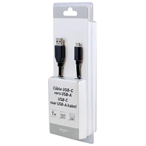 Cabo Temium USB-C para USB-A 1M - Image 2