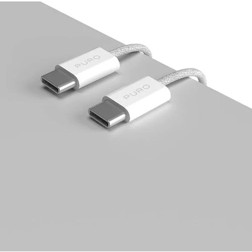 Cabo TPE USB-C Puro Fabrik 2.0 - 1m - Branco - Image 4