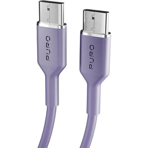 Cabo TPE USB-C Puro Icon 1.5m - Lavender Blue - Image 5