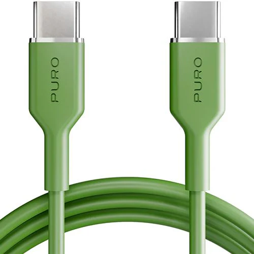 Cabo TPE USB-C Puro Icon 1.5m - Salted Lime - Image 2
