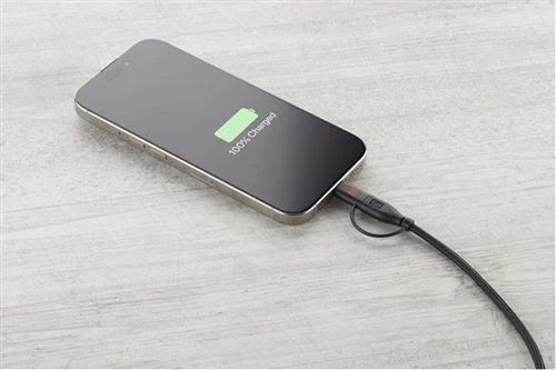 Cabo USB-C Cellularline Datablock 1.5m - Preto - Image 3