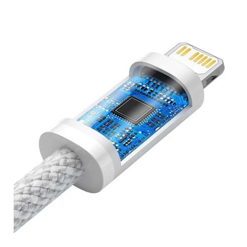 Cabo USB-C para Lightning Baseus Dynamic Series 1m - Branco - Image 4