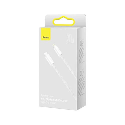 Cabo USB-C para Lightning Baseus Dynamic Series 1m - Branco - Image 5