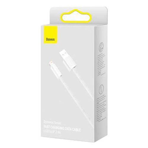 Cabo USB para Lightning Baseus Dynamic Series 2m - Branco - Image 5