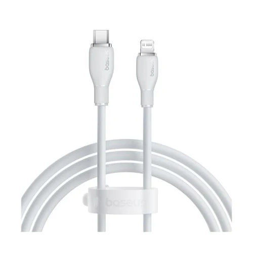 Cabo USB - C para Lightning Baseus Pudding Series 1.2m - Branco - Image 2