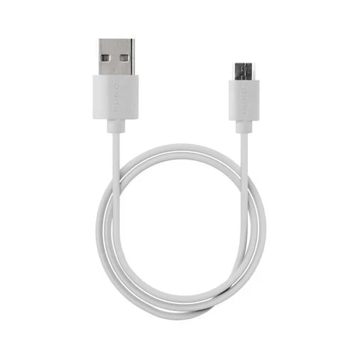 Cabo USB para Micro USB Puro 1m - Branco - Image 2