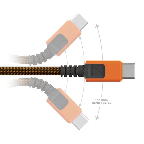 Cabo Xtorm CX2004 Xreme USB-C para USB-C PD 100W 1,5m - Laranja - Image 3