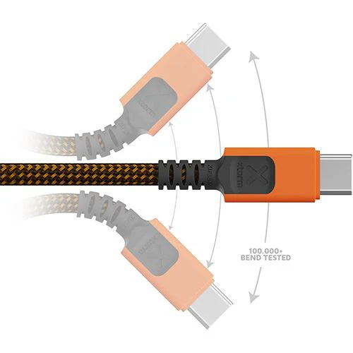Cabo Xtorm CXX2003 Xtreme USB-A para USB-C 60W 1,5m - Laranja - Image 3