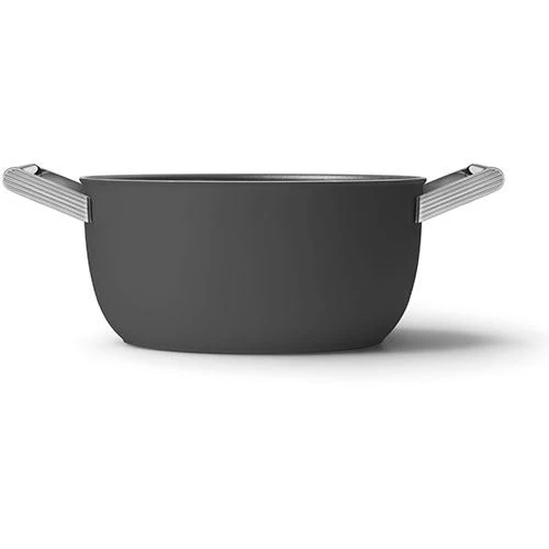 Caçarola Antiaderente Smeg Anni 50 CSF2412BLM | 24cm - Preto - Image 7