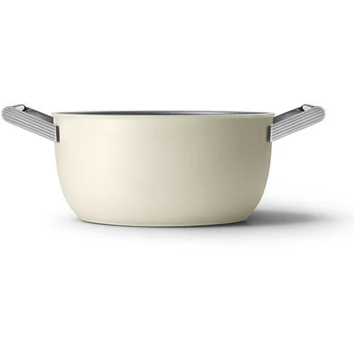 Caçarola Antiaderente Smeg Anni 50 CSF2412CRM | 25cm - Creme - Image 7