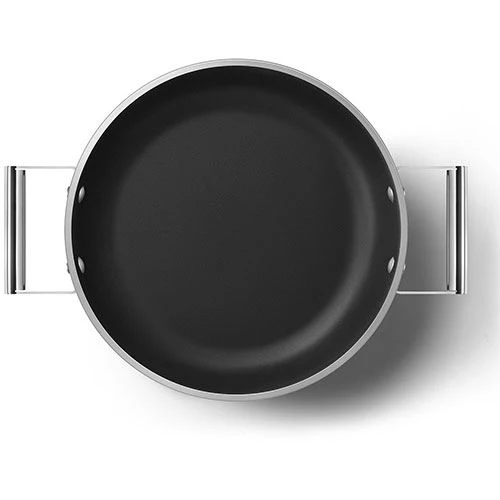 Caçarola Baixa Antiaderente Smeg Anni 50 DPF2812BLM | 28cm - Preto - Image 9