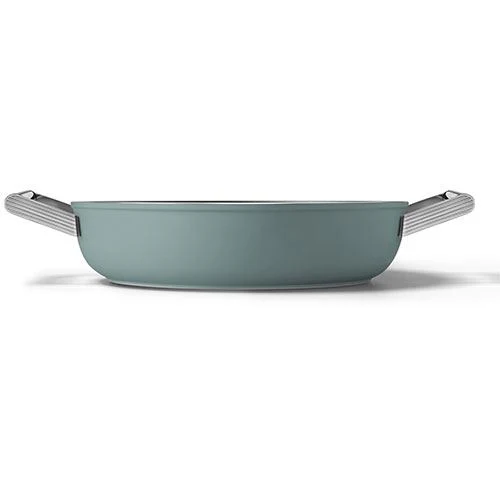 Caçarola Baixa Antiaderente Smeg Anni 50 DPF2812EGM | 28cm - Verde esmeralda - Image 7