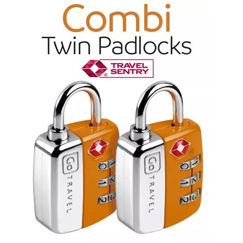 Cadeado com Código Go Travel - 2 Unidades - Laranja - Image 2