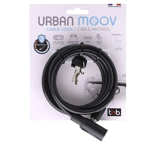 Cadeado para Bicicleta e Trotinete T'nB Urban Moov Umcablock2 - Image 4