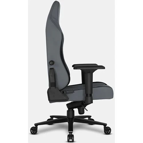 Cadeira Gaming Alpha Gamer Alegra Pele Sintética PU - Cinzento - Image 3