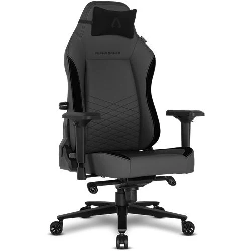 Cadeira Gaming Alpha Gamer Alegra Pele Sintética PU - Preto - Image 2