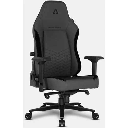 Cadeira Gaming Alpha Gamer Alegra Pele Sintética PU - Preto - Image 4