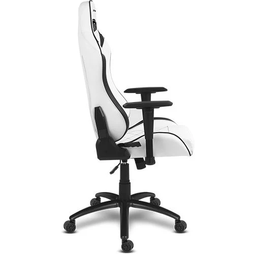 Cadeira Gaming Alpha Gamer Atena - Branco/Preto - Image 3