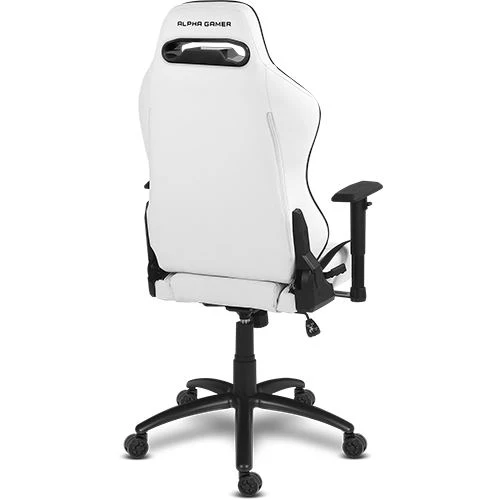Cadeira Gaming Alpha Gamer Atena - Branco/Preto - Image 4