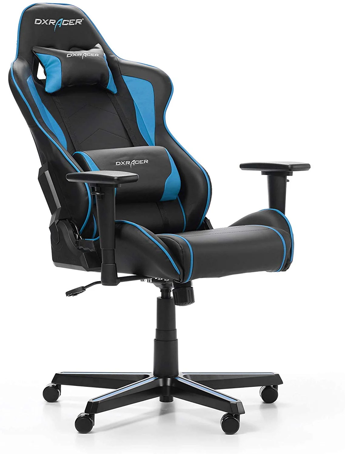 Cadeira Gaming DXRacer Formula F08-Preto e Azul - Image 2