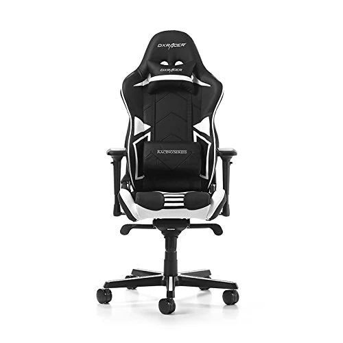 Cadeira Gaming DXRacer Racing PRO R131-Preto e Branco - Image 4