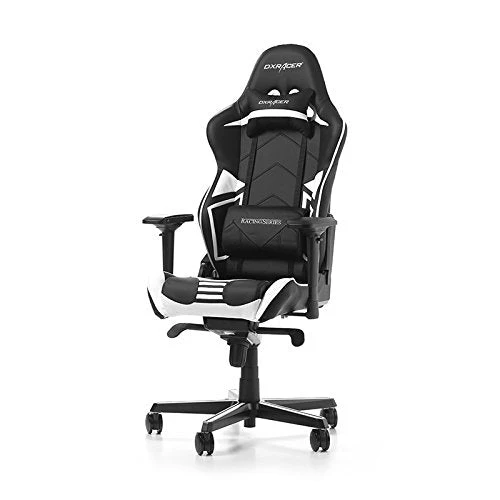 Cadeira Gaming DXRacer Racing PRO R131-Preto e Branco - Image 5
