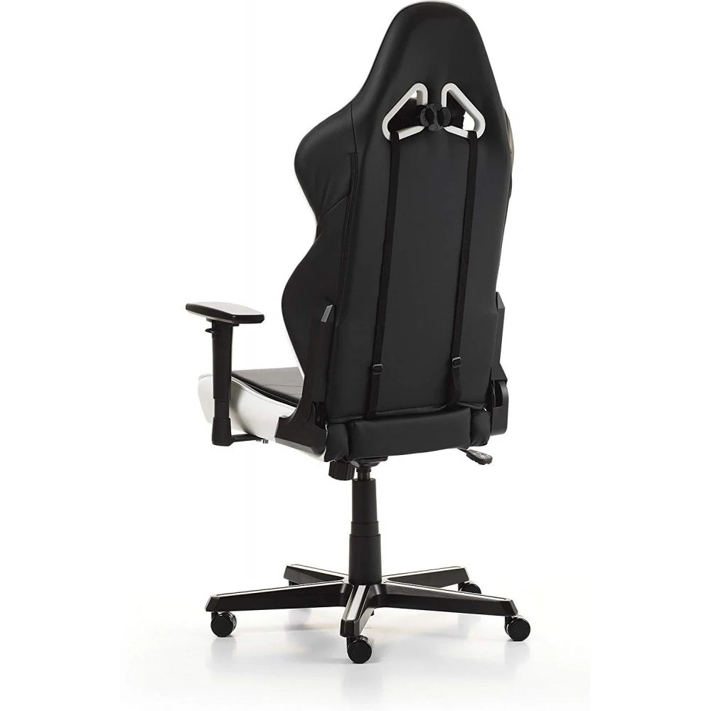 Cadeira Gaming DXRacer Racing R0 - Preto e Branco - Image 4