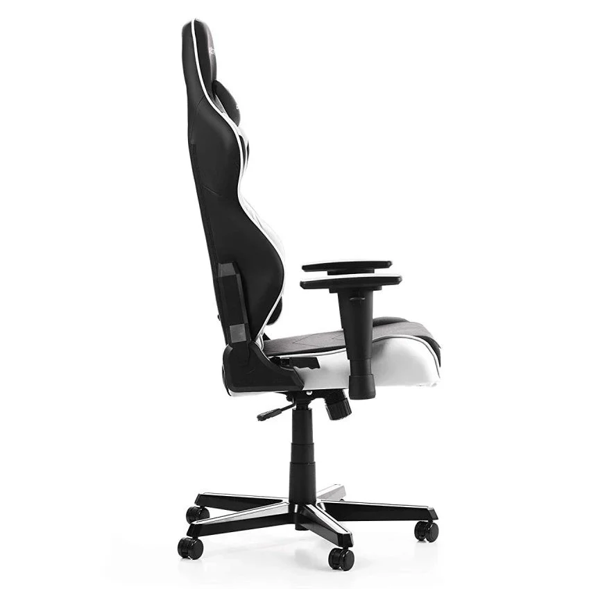 Cadeira Gaming DXRacer Racing R0 - Preto e Branco - Image 6