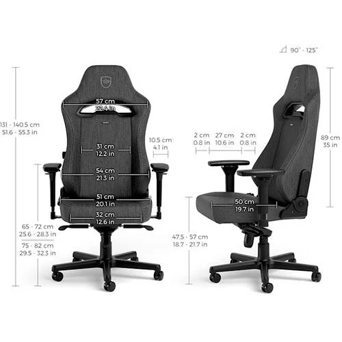 Cadeira Gaming Noblechairs Hero ST TX | Antracite - Image 5