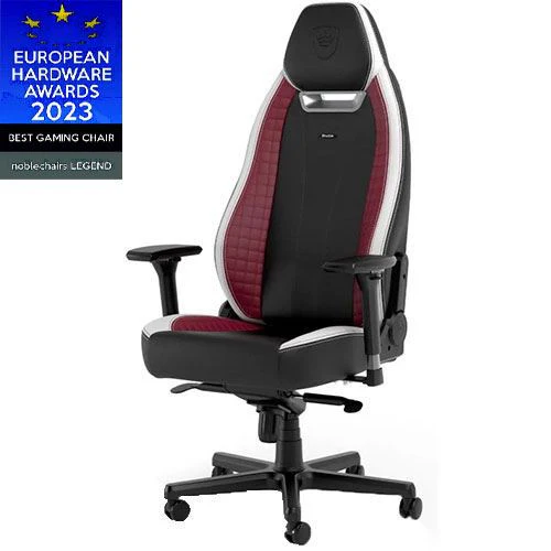 Cadeira Gaming Noblechairs LEGEND - Preto | Branco | Vermelho - Image 2