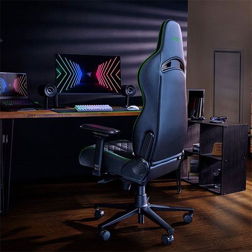 Cadeira Gaming Razer Enki - Preto | Verde - Image 3