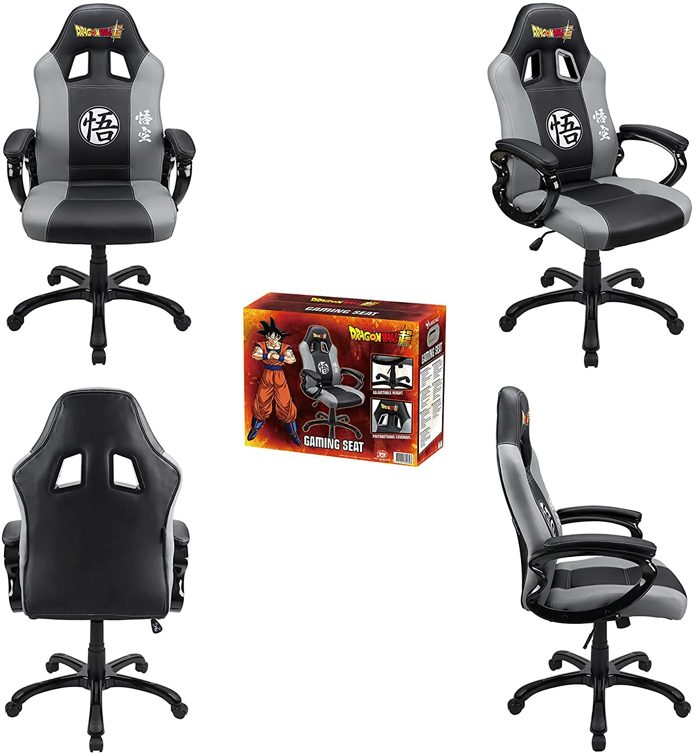 Cadeira Gaming Subsonic Cadeira Dragon Ball Cinza - Image 5