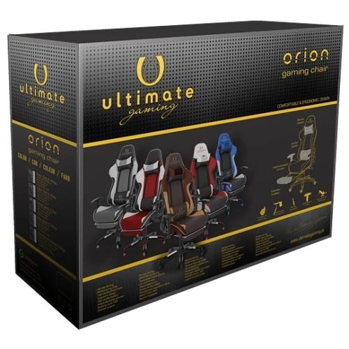 Cadeira Orion PretoVermelhoelhoBranco - Image 3