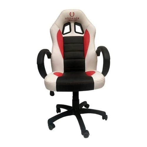 Cadeira Ultimate Branco/Preto/Vermelho. - Image 3