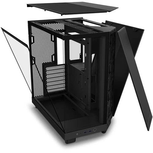 Caixa ATX NZXT H6 Flow - Preto + Vidro Temperado - Image 14