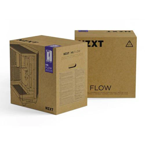 Caixa ATX NZXT H6 Flow - Preto + Vidro Temperado - Image 16